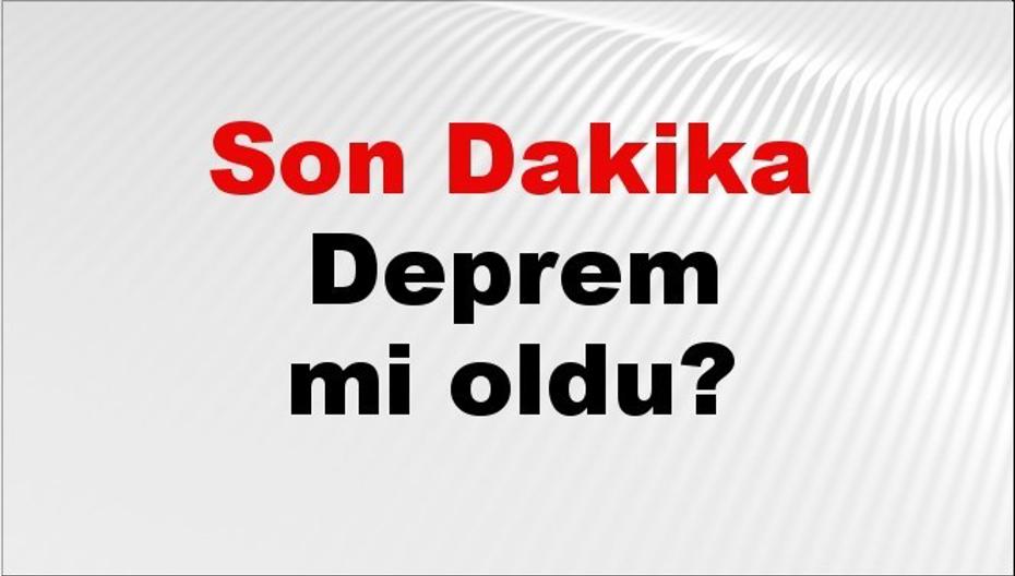 Aydın'da Son Dakika Deprem Gelişmeleri ve Güncel Bilgiler