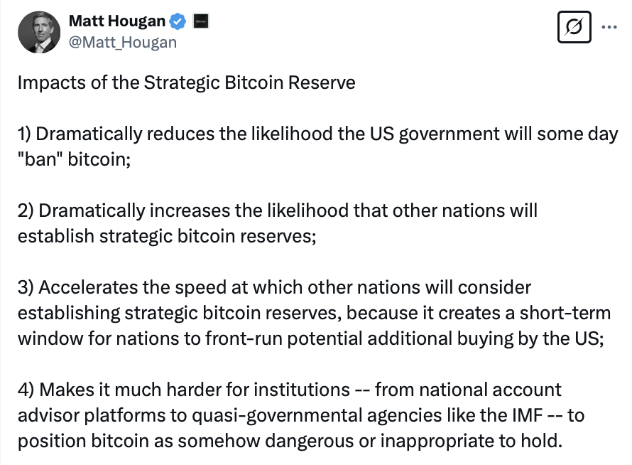 Kripto para birimleri, pazarlar, Donald Trump