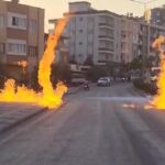 Mersin’de doğal gaz hattında yangın çıktı: 2 yaralı